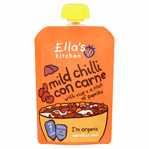 Ella's Kitchen Organic Chilli Con Carne Baby Pouch 7+ Months 130g Image