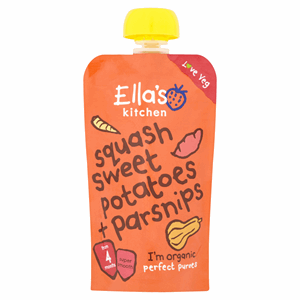 Ella's Kitchen Organic Squash, Sweet Potato + Parsnip 4+ Months 120g Image