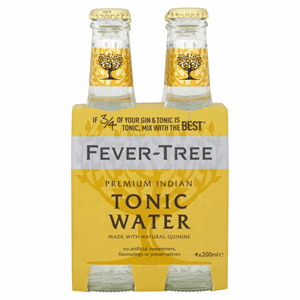 Fever-Tree Premium Indian Tonic Water 4 x 200ml Image