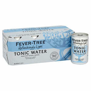 Fever-Tree Refreshingly Light Tonic Water 8 x 150ml Image