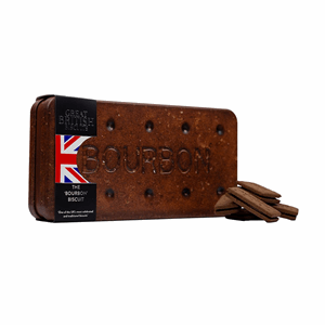 Silver Crane Giant Bourbon Biscuit Tin 400g Image