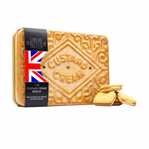 Silver Crane Giant Custard Cream Biscuit Tin 450g Image