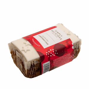 Simply Delicious Cake Company Gluten Free Traditional Iced Christmas Loaf Cake 550g Image