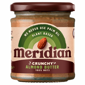 Meridian Crunchy Almond Butter 170g Jar Image