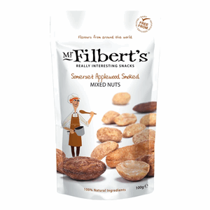 Mr Filbert's Somerset Applewood Smoked Mixed Nuts 100g Image