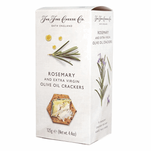 Fine Cheese Rosemary & Extra Virgin Olive Oil Crackers 125g Image