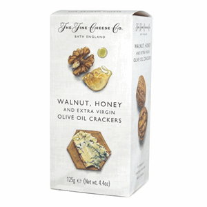 Fine Cheese Walnut, Honey And Extra Virgin Olive Oil Crackers 125g Image