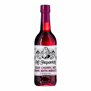 Mr Fitzpatrick's Sour Cherry, Red Grape & Hibiscus Cordial 500ml Image