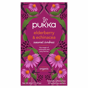 Pukka Organic Elderberry & Echinacea Fruit Tea 20s Image