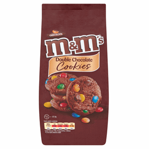 M&M's Double Chocolate Cookies 180g Image