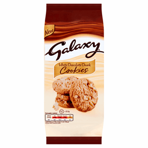 Galaxy White Chocolate Chunk Cookies 180g Image