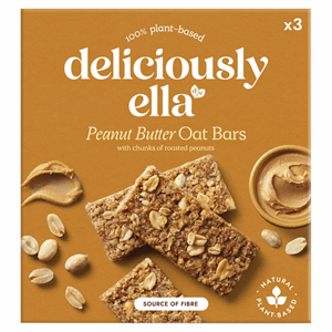 Deliciously Ella Peanut Butter Oat Bars 3 x 50g Image