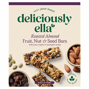 Deliciously Ella Roasted Almond Fruit, Nut & Seed Bar 3x40g Image