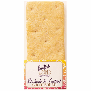 British Bakes & Cakes Rhubarb & Custard Shortbread 70g Image