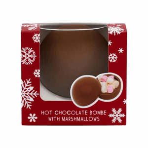 Cocoba Christmas Hot Chocolate Bombe In A Box (Single) 50g Image
