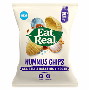 Eat Real Hummus Chips Salt & Vinega 45g Image