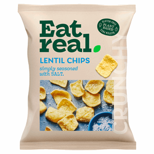 Eat Real Lentil Sea Salt Chips 40g Image