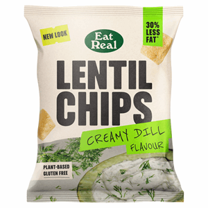 Eat Real Lentil Creamy Dill Chips 40g Image
