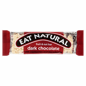 Eat Natural Fruit & Nut Bar Dark Chocolate with Cranberries and Macadamias 45g Image