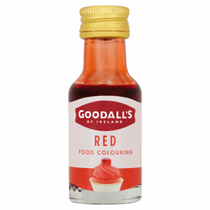 Goodall'S Of Ireland Red Food Colouring 25ml Image