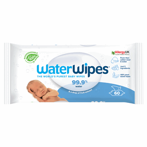WaterWipes Baby Wipes Sensitive Newborn Biodegradable 60 Wipes Image