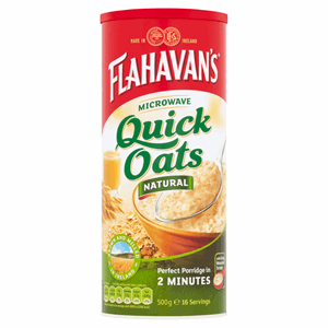 Flahavan's Microwave Quick Oats Natural 500g Image