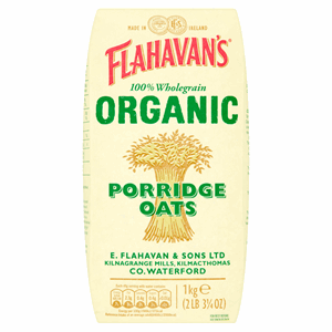 Flahavan's Organic Porridge Oats 1kg Image