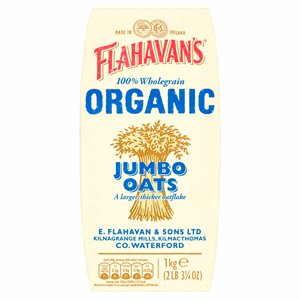 Flahavan's Organic Jumbo Oats 1kg Image