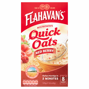 Flahavan Quick Oats Red Berry 8x40g Image