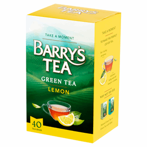 Barry's Tea Green Tea Lemon 40 Tea Bags 80g Image