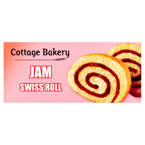 Cottage Bakery Jam Swiss Roll 200g Image