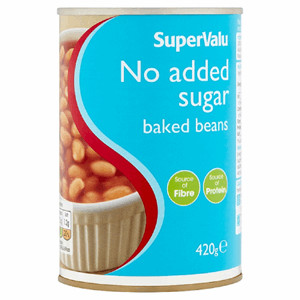 SuperValu No Added Sugar Baked Beans 420g Image