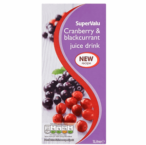 SuperValu Cranberry, Blackcurrant & Apple Juice (1 L) Image