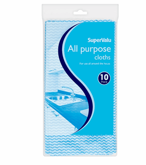 SuperValu All Purpose Cloths (10 Piece) Image