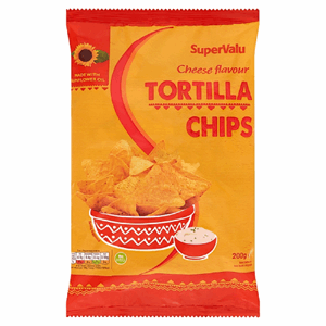 SuperValu Cheese Tortilla Chips Bag 200g Image