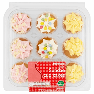 SuperValu Mini Cupcakes Swirley 9 Pack (170 g) Image