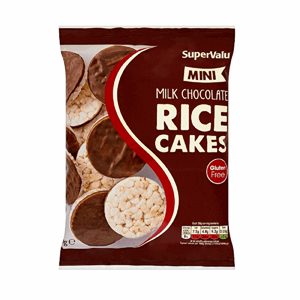 SuperValu Mini Milk Chocolate Rice Cakes 60g Image
