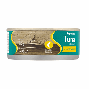 SuperValu Tuna Chunks In Sunflower Oil (160 g) Image