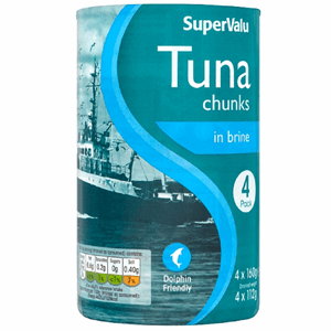 SuperValu Tuna Chunks In Brine 4pk (160 g) Image
