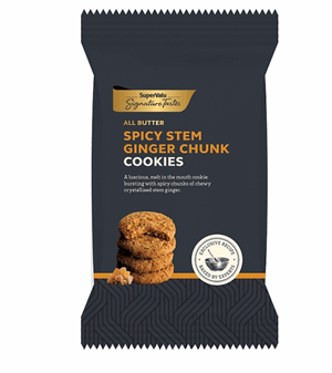 Signature Tastes All Butter Spicy Stem Ginger Chunk Cookies (200 g) Image