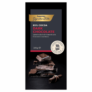Signature Tastes 85% Cocoa Dark Chocolate Bar 100g Image
