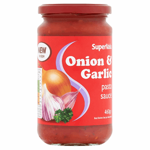 SuperValu Pasta Sauce Onion & Garlic (460 g) Image