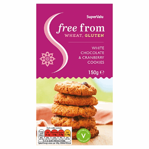 Supervalu Free From White Choc & Cranberry Cookies (150 g) Image