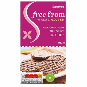 Supervalu Free From Chocolate Digestives 200g (200 g) Image