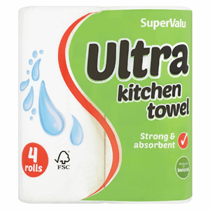 SuperValu Ultra Kithen - Towel 4Pk (4 Roll) Image
