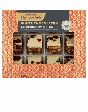 Signature Tastes Cranberry and White Chocolate Tiffen Bites (260 g) Image