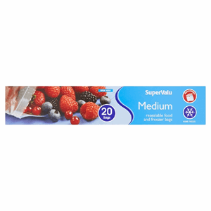 SuperValu Medium Resealable Sandwich Bags (20 Piece) Image