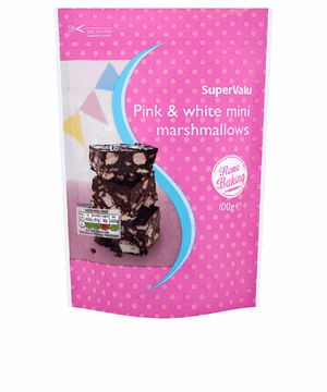 SuperValu Mini Marshmallows Pink & White 100g Image