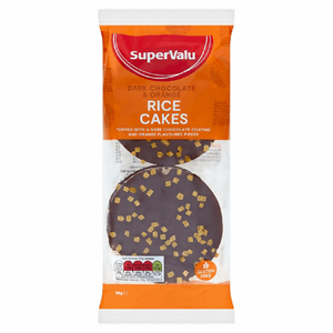 SuperValu Dark Chocolate & Orange Rice Cakes 96g Image