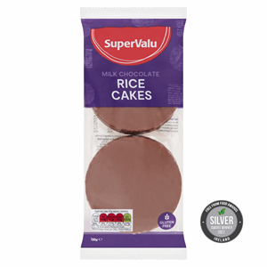 SuperValu Milk Chocolate Rice Cakes 100g Image